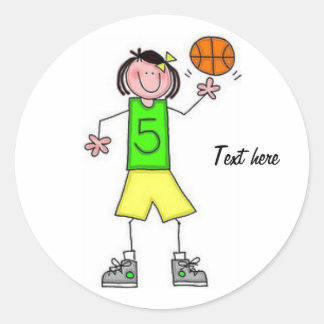 Meisjes basketbal Sticker