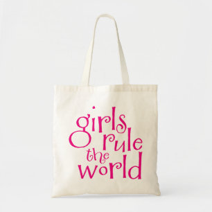 Meisjes bepalen de wereld. tote bag