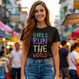 Meisjes Besturen De Wereld Feministisch T-shirt