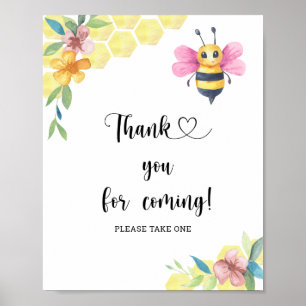 Meisjes Bij \ Bedankt voor uw komst Poster