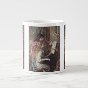 Meisjes bij de piano door Pierre Renoir Extra Grote Mok