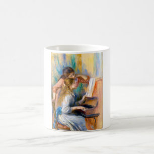 Meisjes bij de piano, Renoir Koffiemok