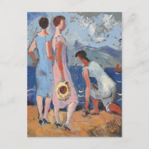 Meisjes bij het Zee Christopher Wood Briefkaart