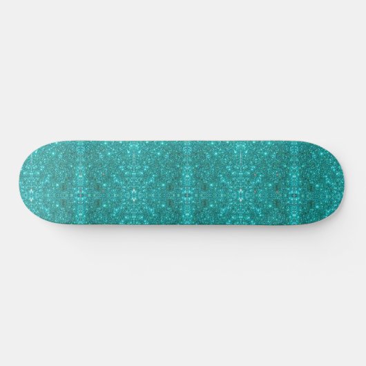 Meisjes Blue Sparkle Skateboard (Horizontaal)