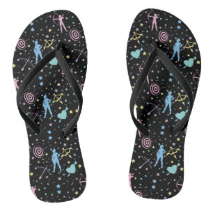 Meisjes Boogschieten - Girly Hearts Stars Archer Teenslippers