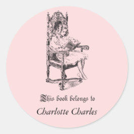  Meisje's Bookplate Stickers