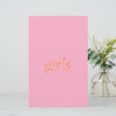 meisjes briefpapier (Staand voorkant)