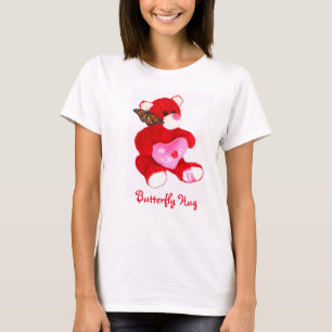 Meisjes, Butterflies en Beer Hugs gaan samen! T-shirt