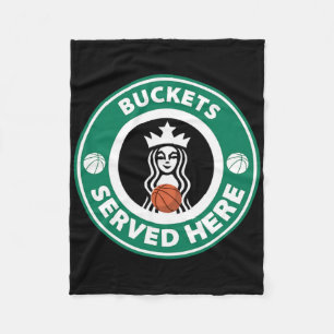 Meisjes Bysketbyll Fun Logo serveren emmers Great  Fleece Deken