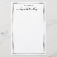 Meisjes Calligrafiescript een Nota van