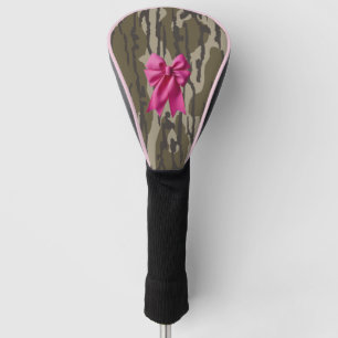 Meisjes Camo Roze Lint Boog Onder Lands Camo Golfheadcover