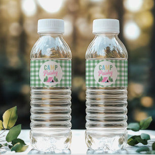 Meisjes Camping Water Flesjes Labels Waterfles Etiket
