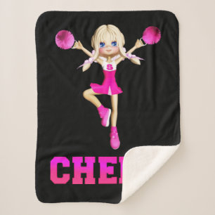 Meisjes Cheerleading Sherpa Blanket Deken