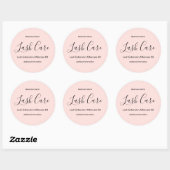 Meisjes Chic Blush Roze Lash Aftercare Kit Label (Vel)
