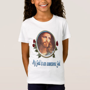 Meisjes Christelijke kleding Geweldige God T-shirt