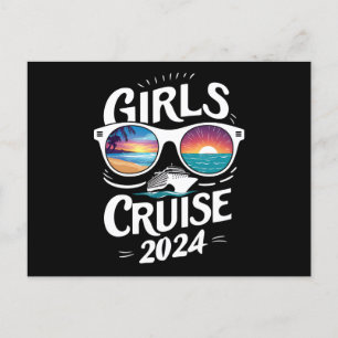 Meisjes Cruise Reis 2024 Vakantie Liefhebbers Briefkaart