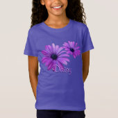 Meisjes Daisy T-shirt personaliseer het Shirt van (Voorkant)