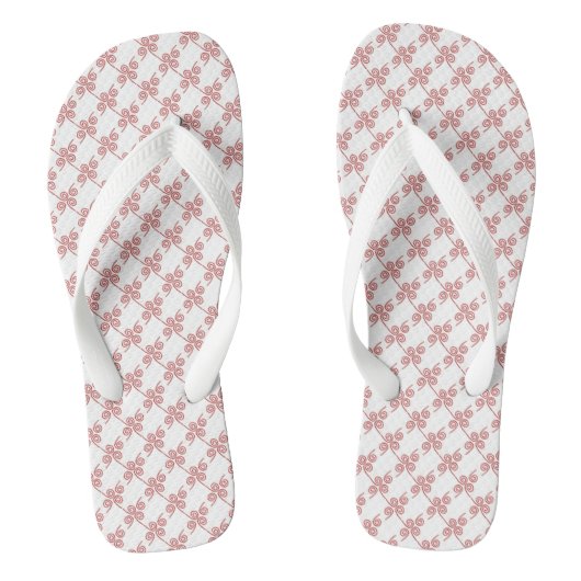 Meisjes Dames Flipflops Witte ontwerper Teenslippers (Voetbed)