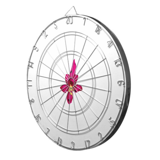 Meisjes design, lichtgoud, paars rood dartbord (Voorkant Rechts)