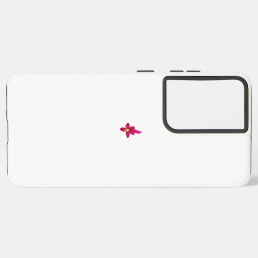 Meisjes design, lichtgoud, paars rood samsung galaxy hoesje (Linkerkant)