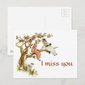  meisjes die ik u mis briefkaart (Voorkant / Achterkant)