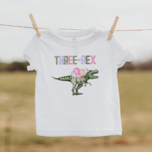 Meisjes Dinosaur Three-Rex T-shirt