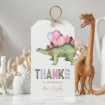 Meisjes dinosaurus verjaardagsfeestje favoriet tag