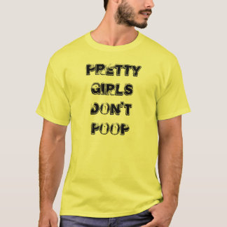 meisjes doen geen poep t-shirt