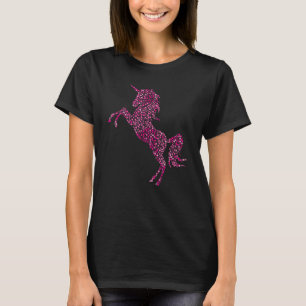 Meisjes Eenhoorn Roze Stippen Dag Dames Paard T-shirt