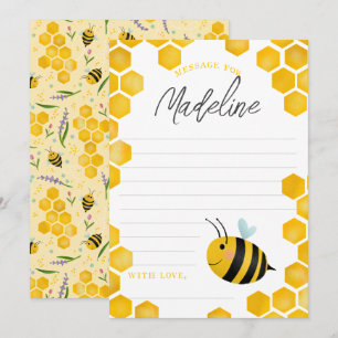 Meisjes Eerste Bijen Dag Verjaardag Tijd Capsule K Kaart