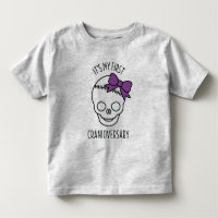Meisjes Eerste Cranioversary Schedel met Boog