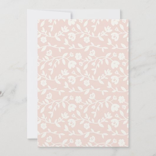 Meisjes eerste verjaardag uitnodigen, Peter konijn Kaart (Achterkant)