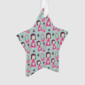 Meisjes en handtassen ornament (voorkant)