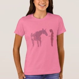 Meisjes en paarden t-shirt