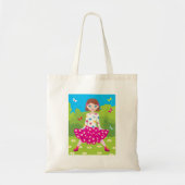 Meisjes en vlinders Canvas tas (Voorkant)