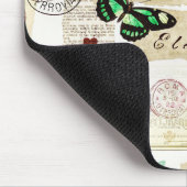 Meisjes  Ephemera Mode Collage met naam Muismat (Hoek)