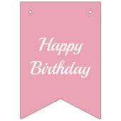 Meisjes Fairy Mushroom House Ribbon Twins Verjaard Vlaggetjes (Eerste vlag)