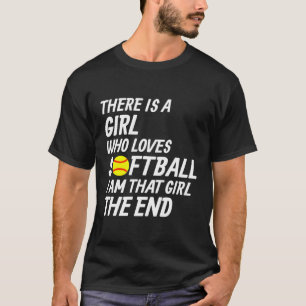 Meisjes Fastpitch Speler Grappig Softbal T-shirt