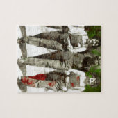  meisjes - Fun, feministische kunst Legpuzzel (Horizontaal)