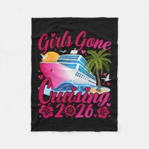 Meisjes Gaan Cruisen 2026 Vrouwen Cruise Vakantie Fleece Deken