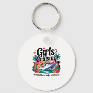 Meisjes Gaan Cruisen Vrouwen Meisje Cruise Vakanti Sleutelhanger