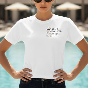 Meisjes gaan voor een rustige Spa Beer vrijgezelle T-shirt