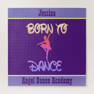 Meisjes geboren in Dance Personalized Puzzle Legpuzzel