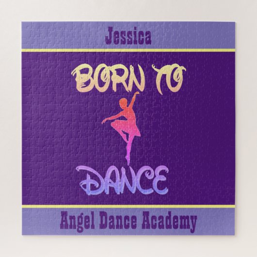Meisjes geboren in Dance Personalized Puzzle Legpuzzel (Verticaal)