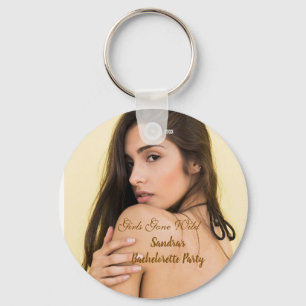 meisjes gegaan wild vrijgezellenfeest naam foto wi sleutelhanger