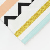 Meisjes Geometric Aztec Geïnspireerd design Fleece Deken (Hoek)