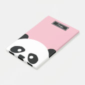 Meisjes gepersonaliseerd Beer van Panda Dierlijke Post-it® Notes (Schuin)