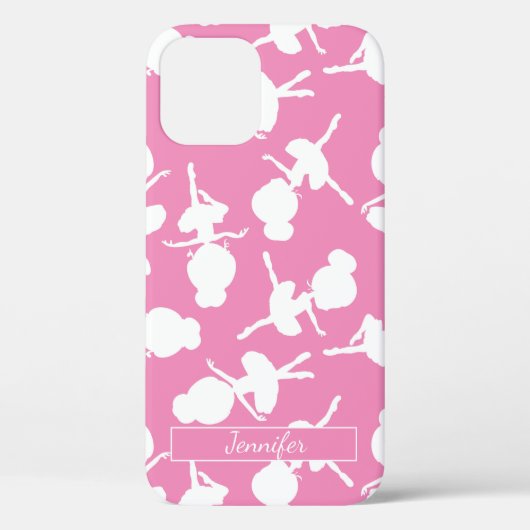 Meisjes Gepersonaliseerde balletkostuum en slipper Case-Mate iPhone Case (Achterkant)