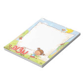 Meisjes gepersonaliseerde Mitzvah Note Pad Notitieblok (Gedraaid)