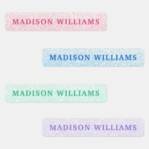 Meisjes Glitter Chic Modern Persoonlijke kleding Labels